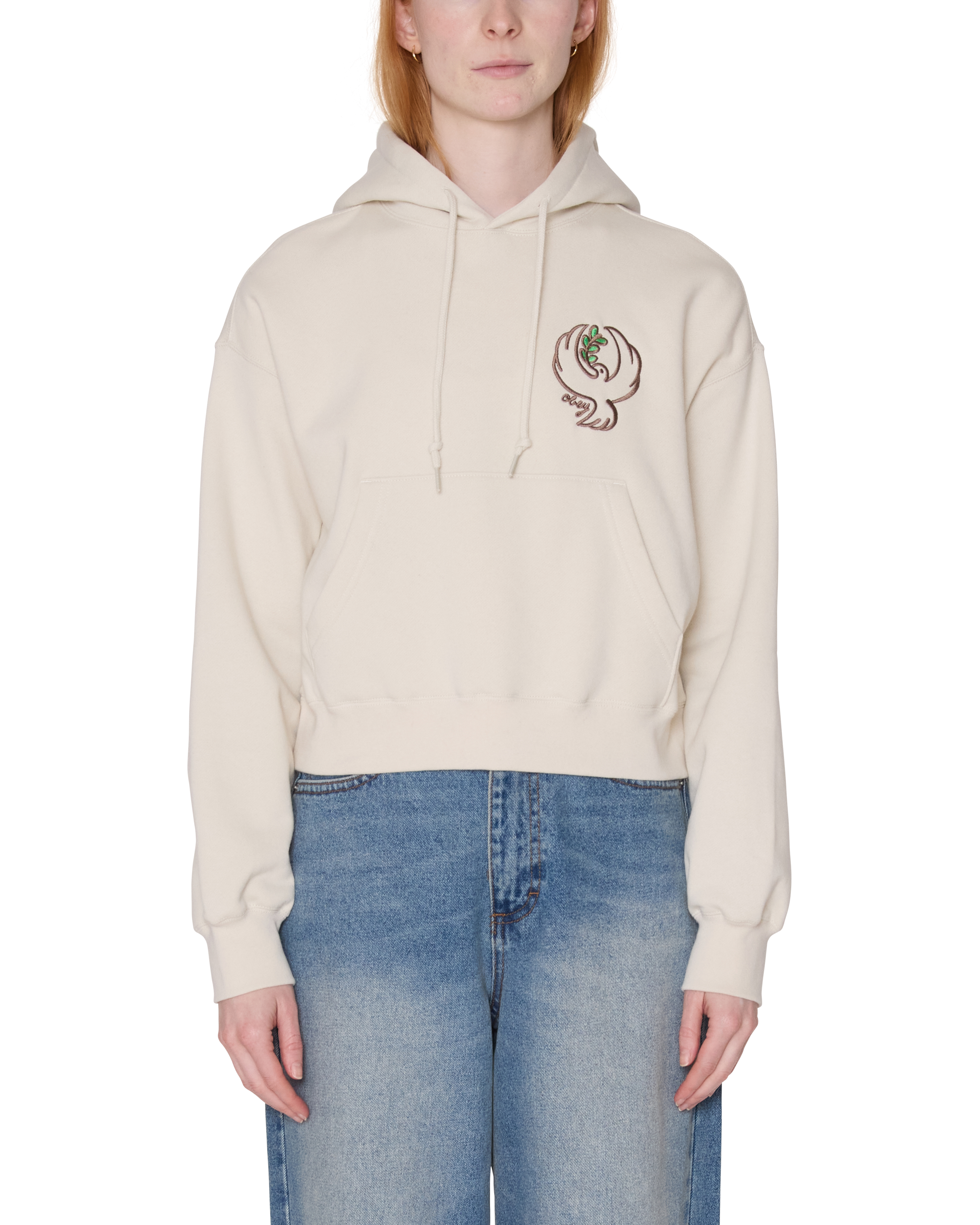 OBEY DOVE CROPPED HOOD - Tôpette Skateboards & Lifestyle